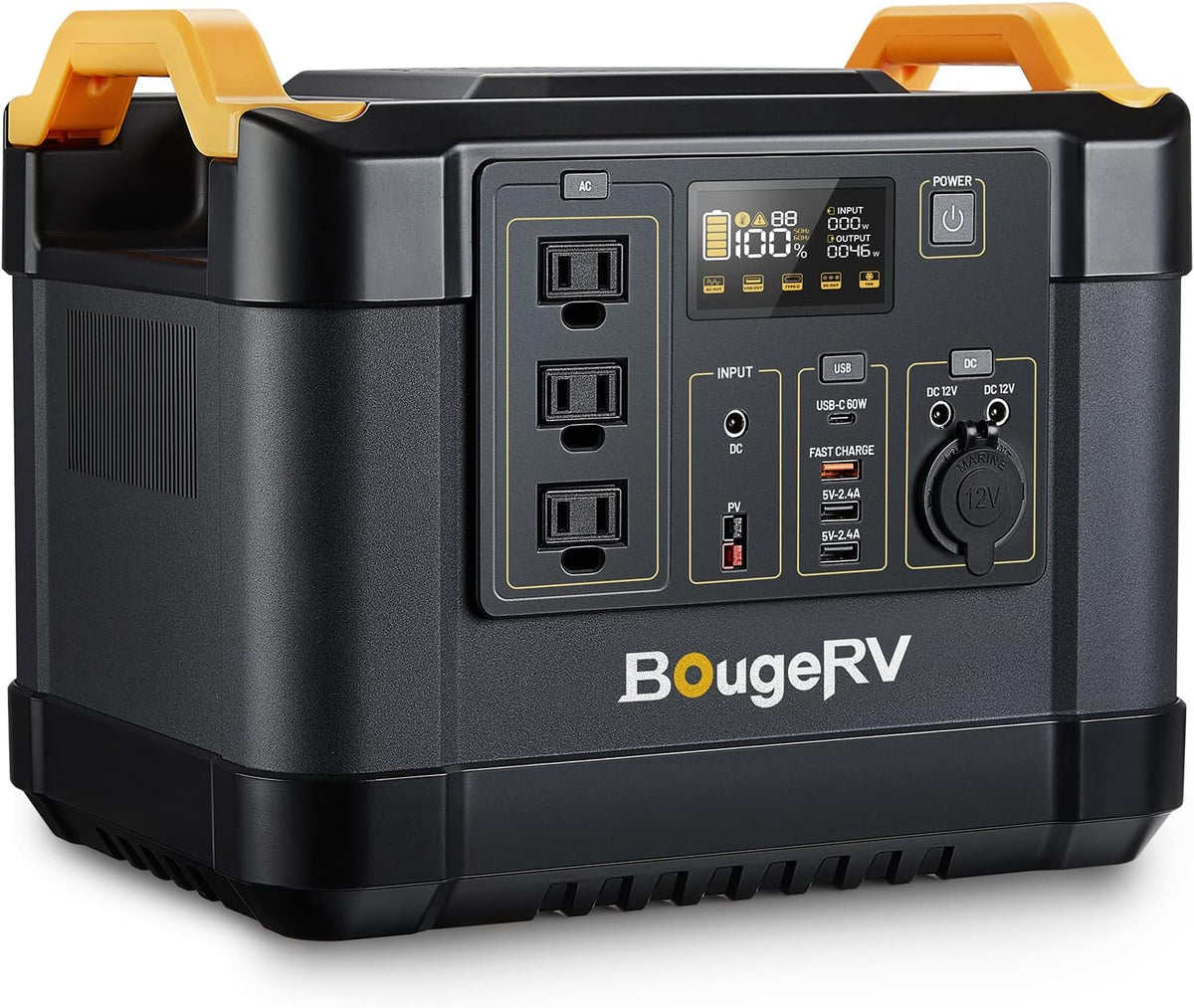 1100Wh 1200W Portable Power Station with 3 AC Outlets X150118