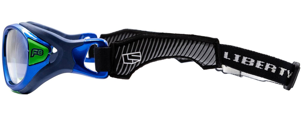 Matte Navy/Green Non-Prescription Sports Goggle R44038