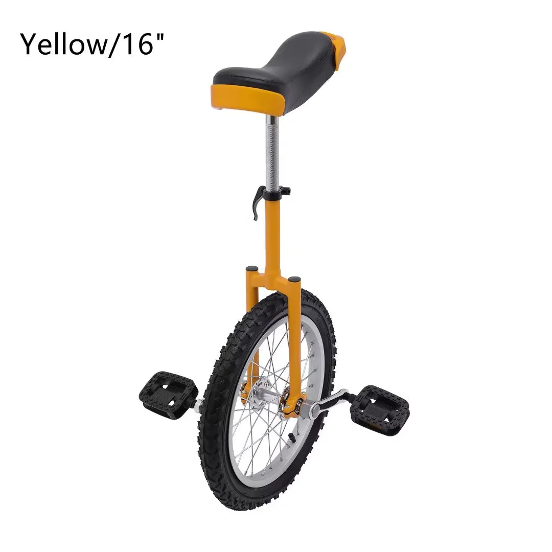 16 Inch Unicycle One Wheel Bike with Thickened Steel Frame H864