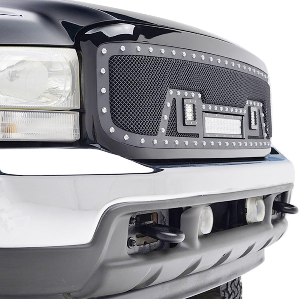 Black Mesh Packaged Grille V559