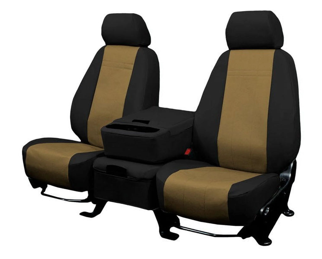 Beige Insert with Black Trim Seat Covers L283