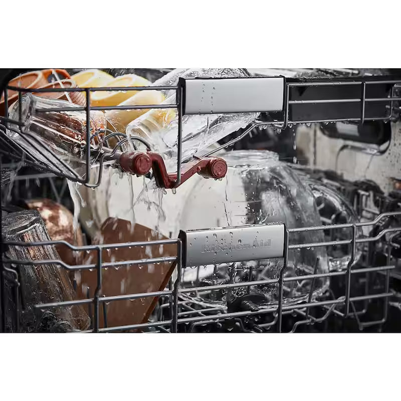 Black Stainless Built-in Dishwasher with Stainless Steel Tub Y9182