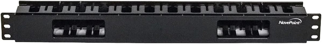 Black 4-Pack Rack Mount Cable Management Panel U76411