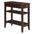 3-Tier End Table with Drawer A154390