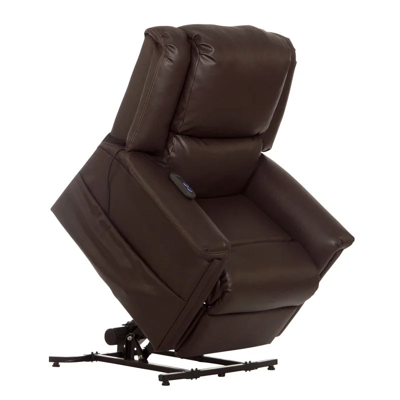 Brown PU Power Lift Recliner S8338