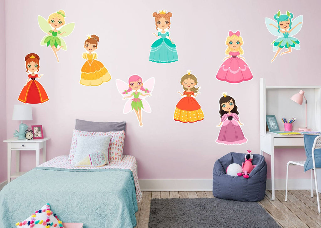 Removable Vinyl Wall Decals 9 Wall Decals (18x22W x 25x22H) C835