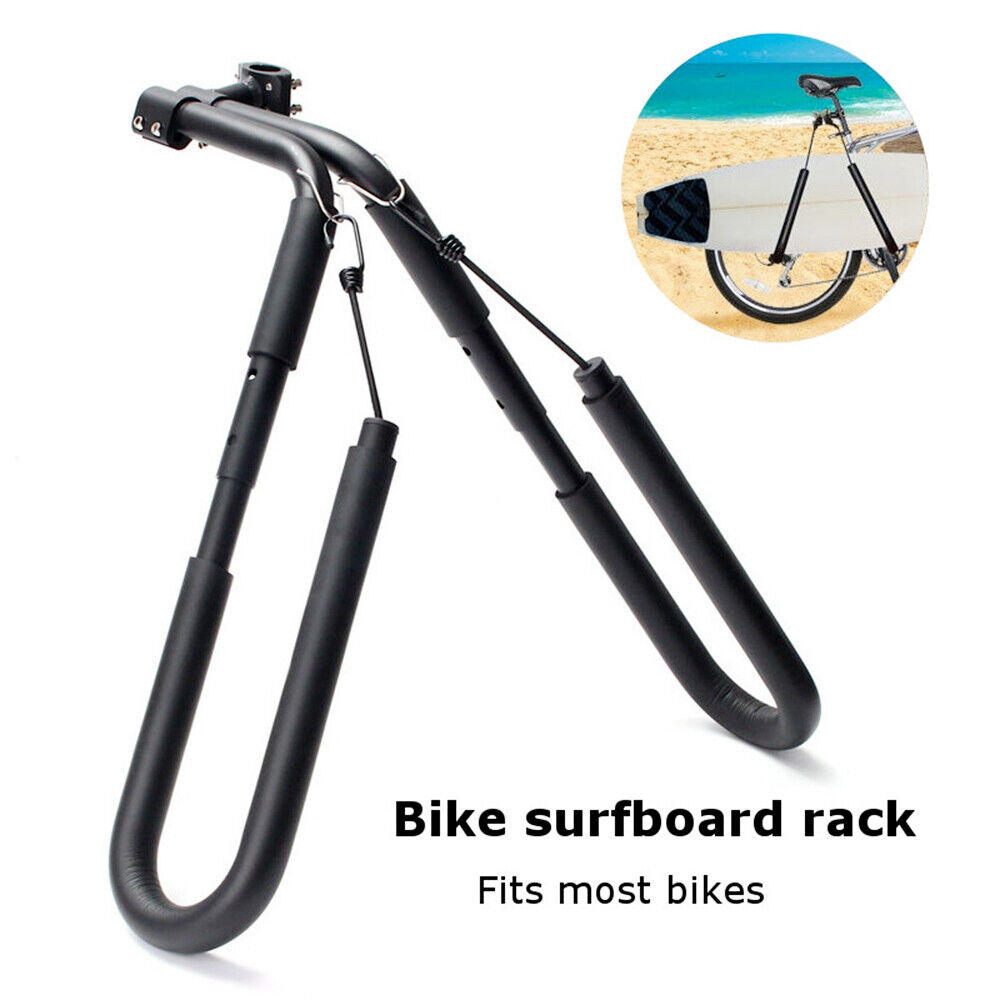 Adjustable Surfboard Rack Bike Carrier Black P3735