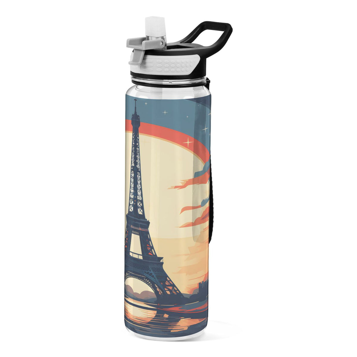 32oz Leakproof Tritan Sports Water Bottle with Straw X51020