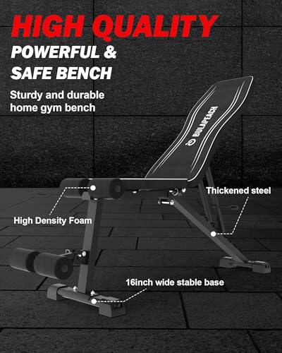 Adjustable Weight Bench 700LBS Weight Capacity R9142