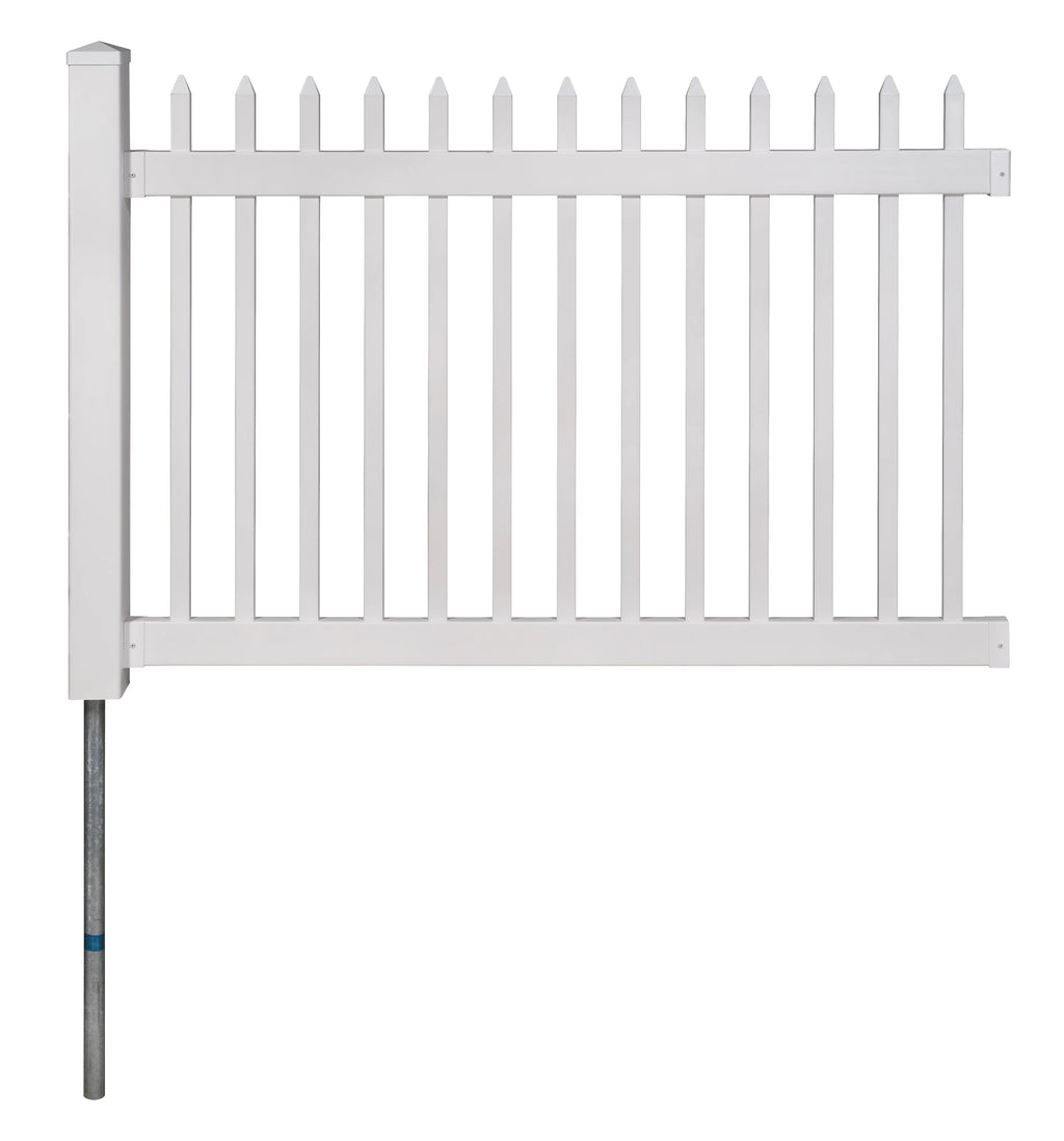 4ft x 6ft No-Dig Fence with Post Anchor & Cap H716