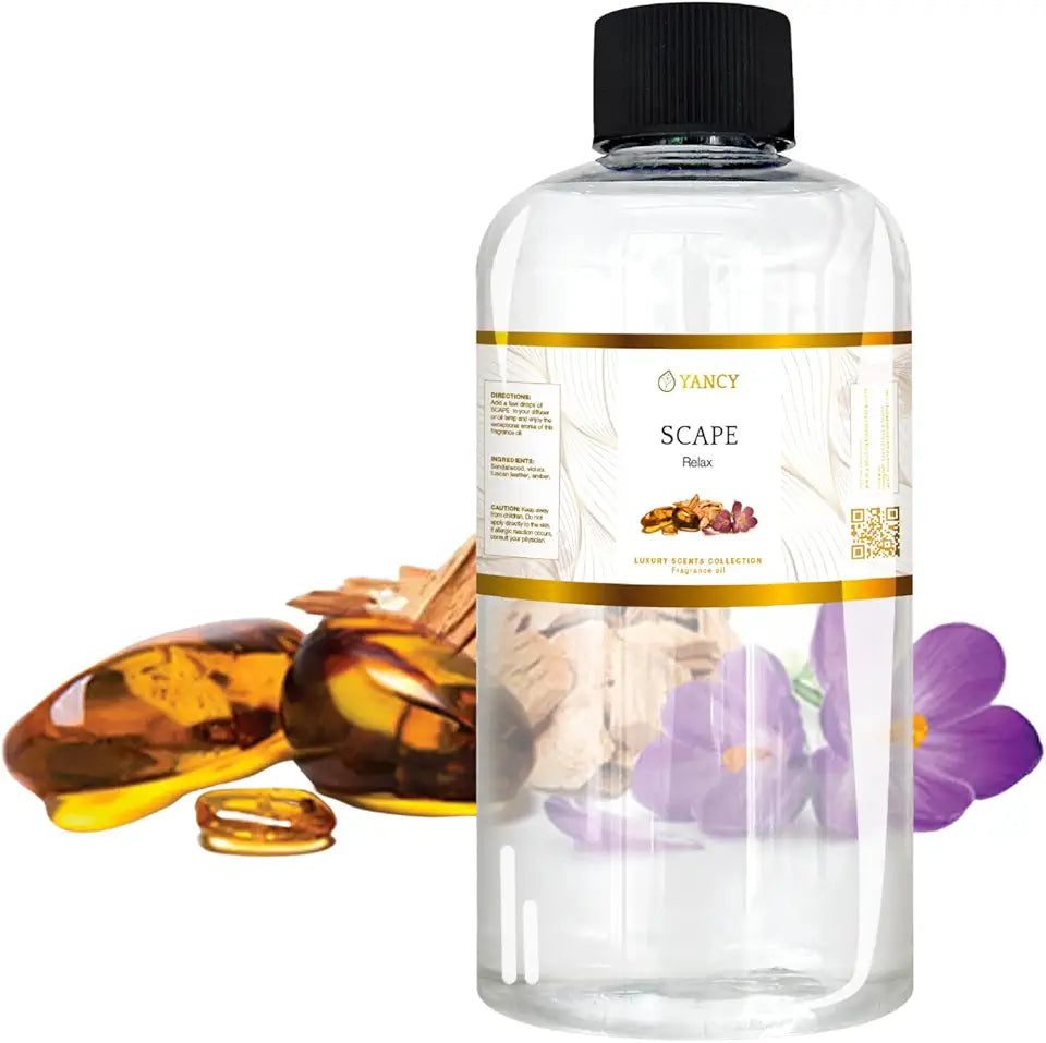 8 oz Sandalwood and Amber Fragrance Oil K233