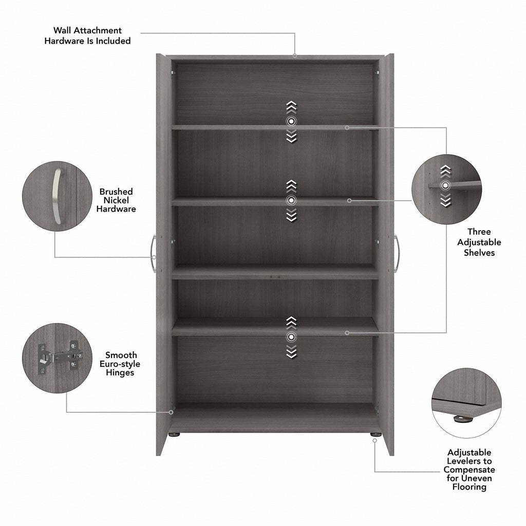 Tall Storage Cabinet in Storm Gray N59854