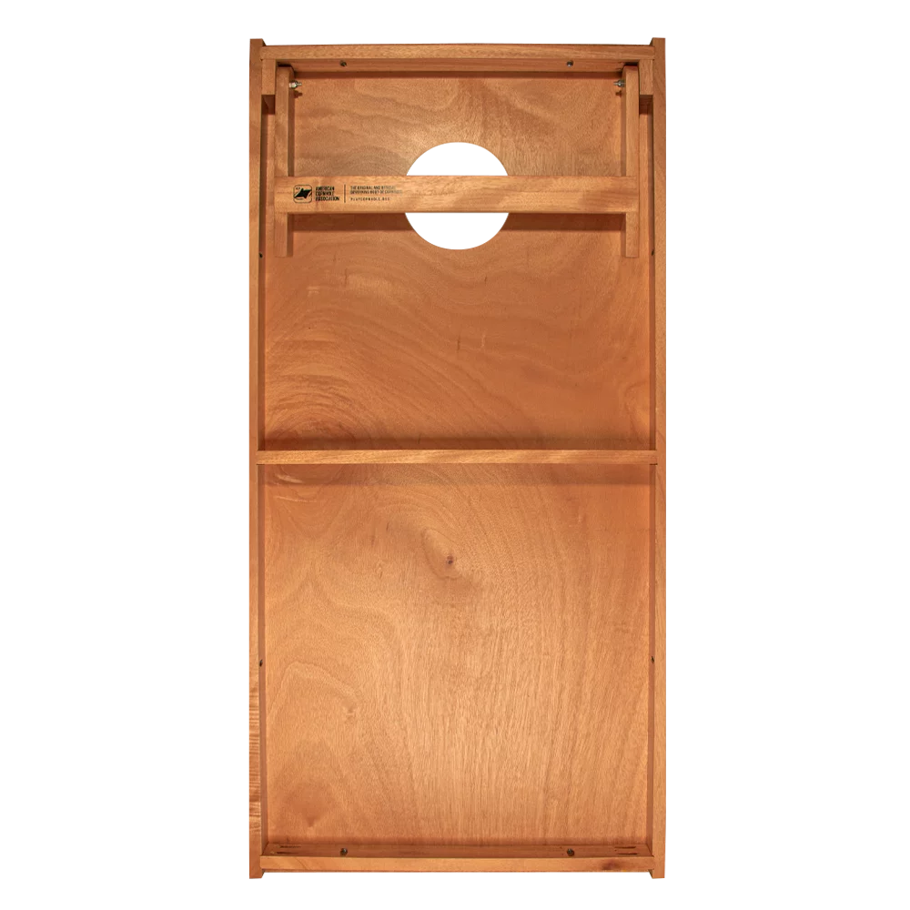 Wood Panel Cornhole Boards Beanbag Set V695128