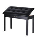 Solid Wood Padded Piano Bench with Storage V1625
