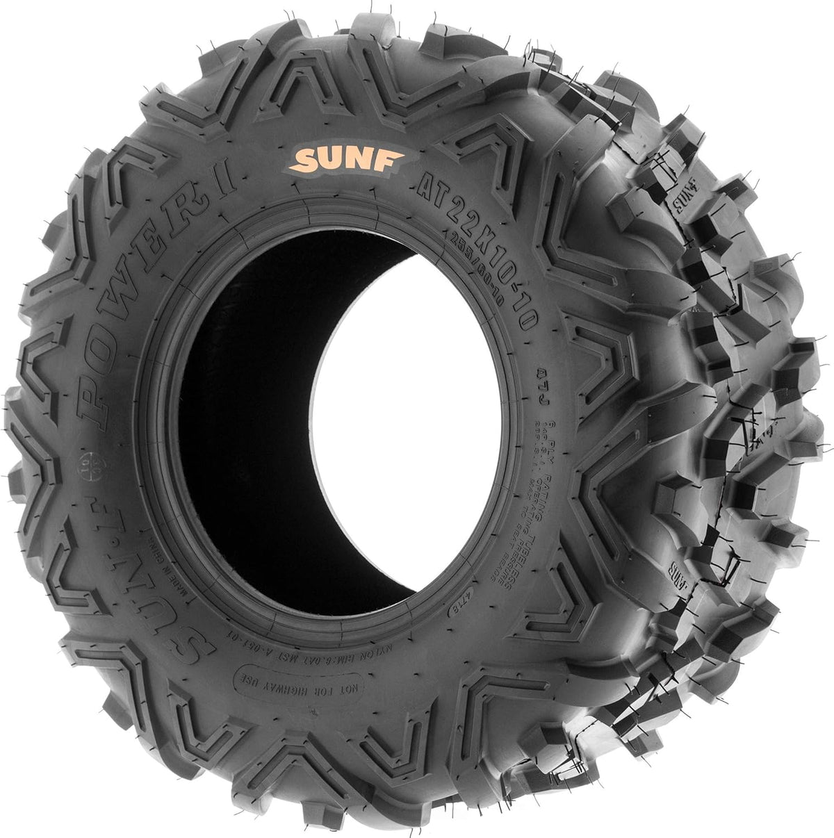 16x8-7 AT Tubeless ATV Tire, 6 PR, Pack of 2 R155