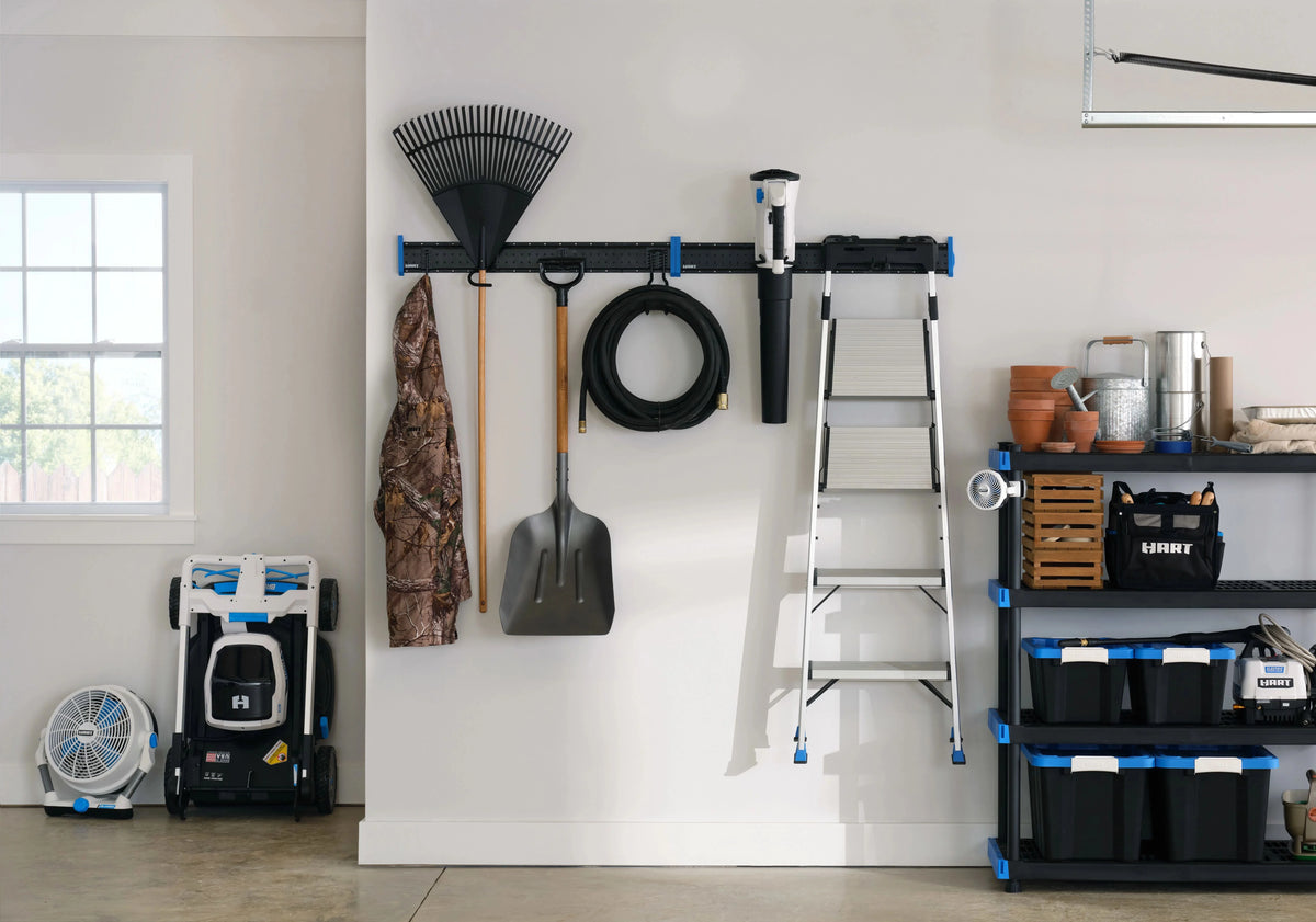 12-Piece Garage Storage Rail Starter Kit V6526