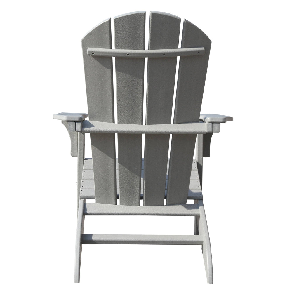 White Plastic Outdoor Adirondack Chair V979
