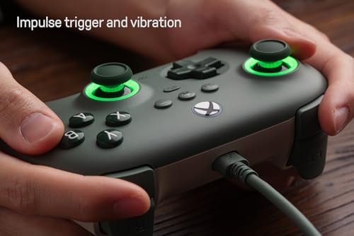 Dark Green Wired Controller with Hall Effect Joysticks for Xbox Series X|S, Xbox One, Windows S40579