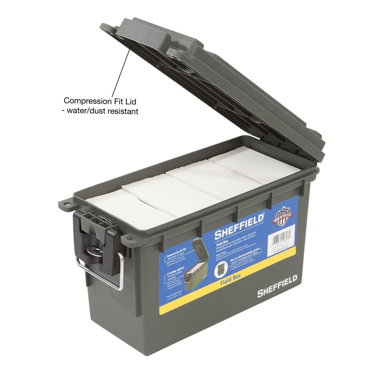 Stackable Locking Plastic Ammo Storage Boxes L303224