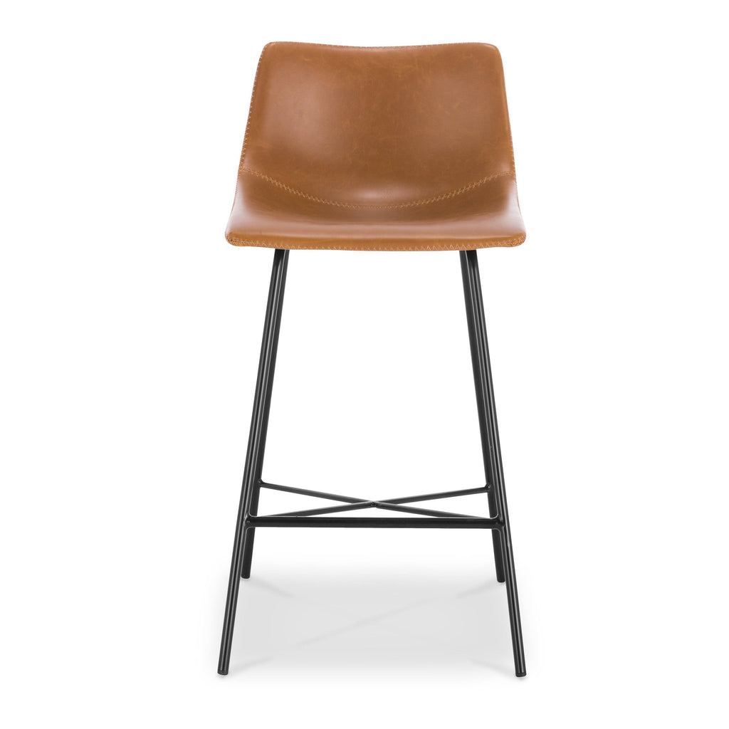 Brown Poly & Bark Counter Stool Set of 3 S3310