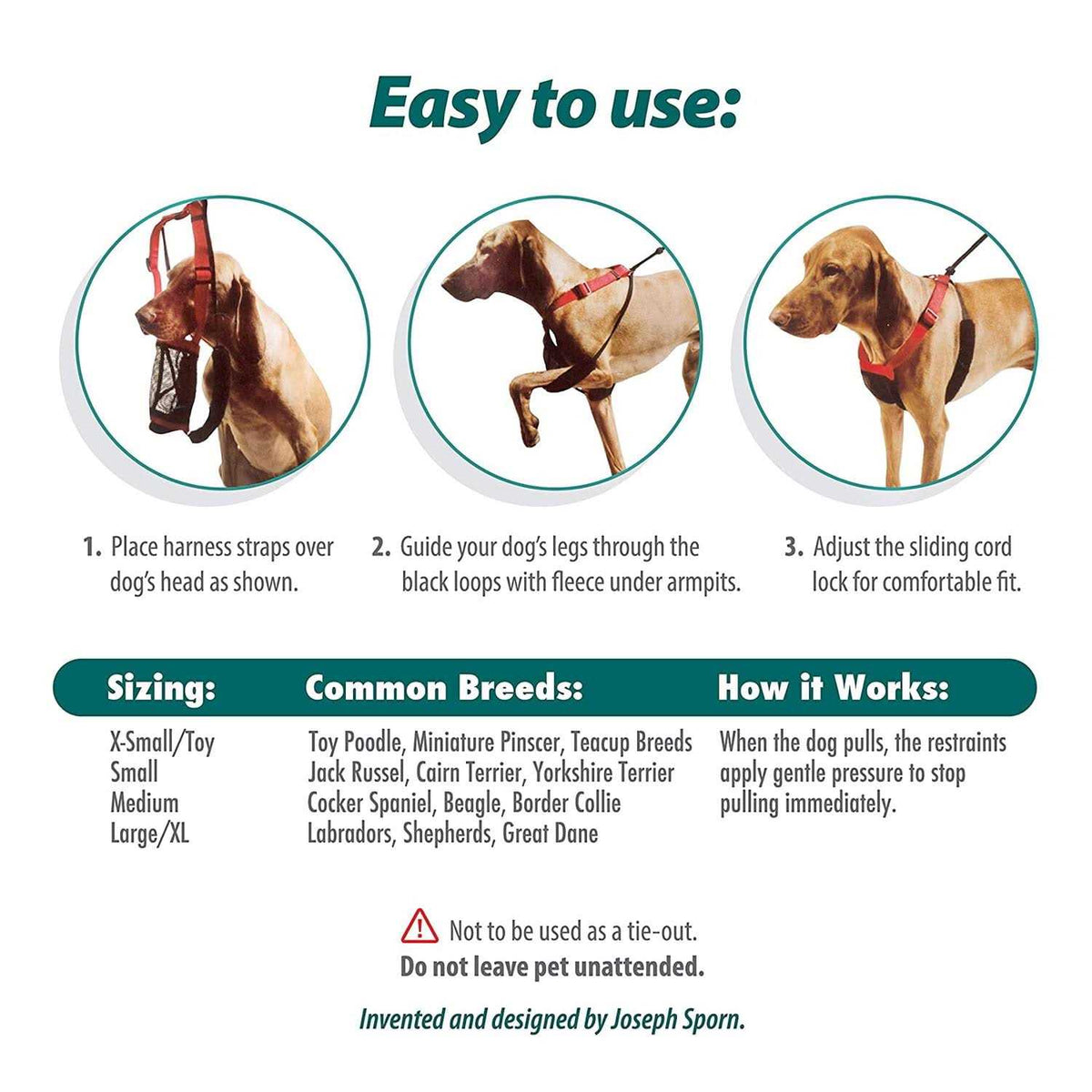 Nylon Mesh Non-Pulling Dog Harness Z1859