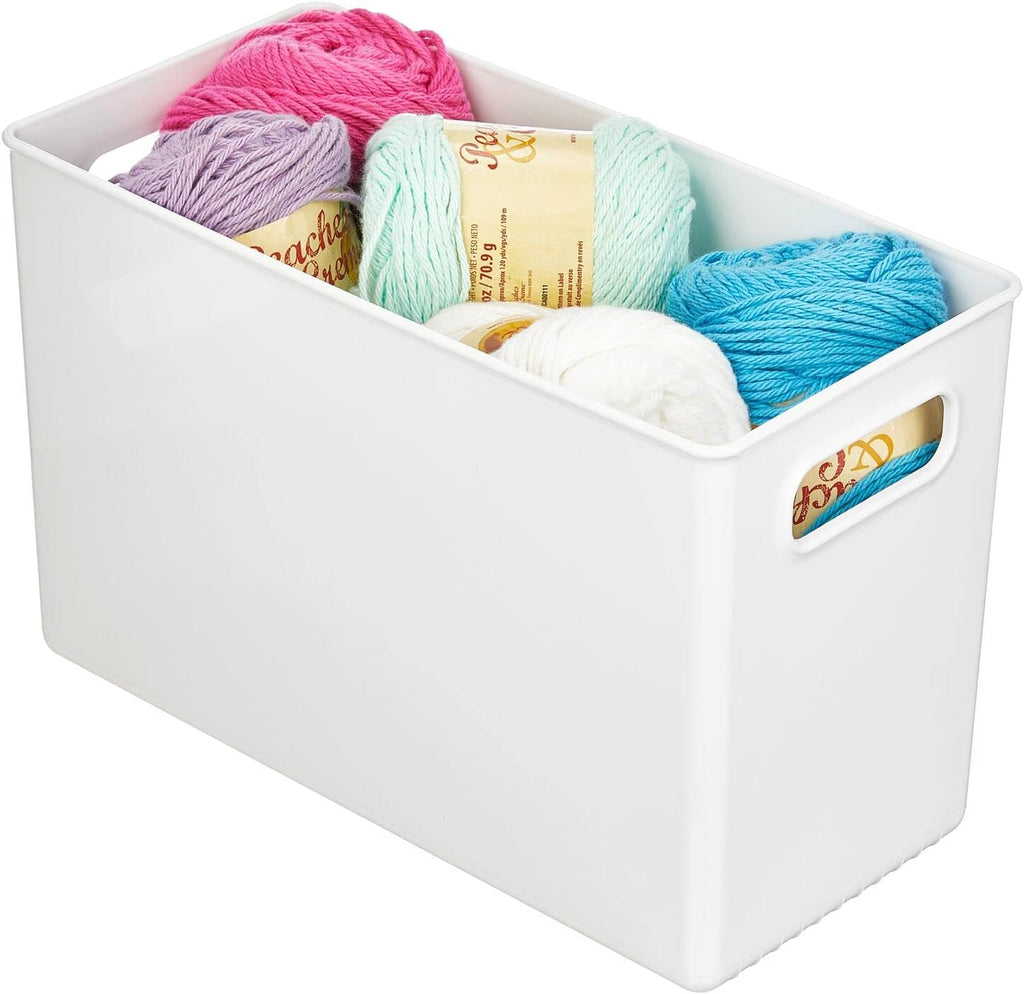White 8 Pack Plastic Storage Organizer Bin V44328