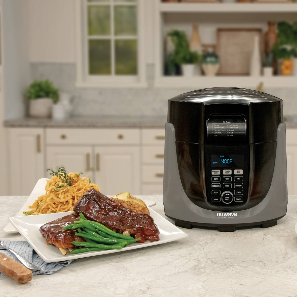6 qt Pressure Cooker Air Fryer Combo Q56321