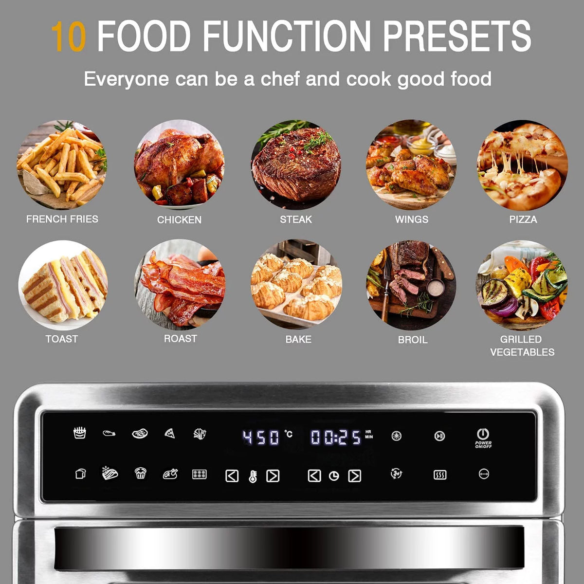 26QT Air Fryer Oven D8257