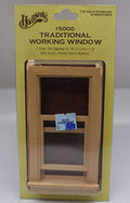 Dollhouse Miniature Traditional Working Window F6522