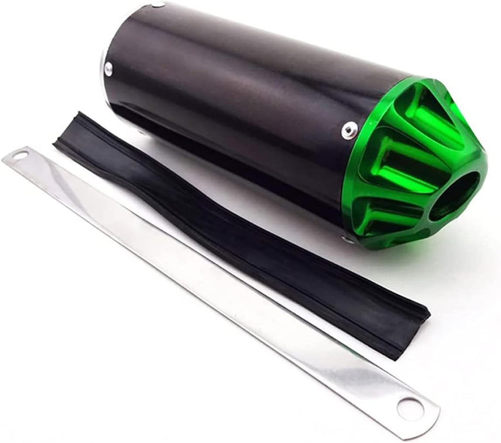 Green Exhaust Muffler Silencer Pipe Assembly Kit Pack of 2 E55194