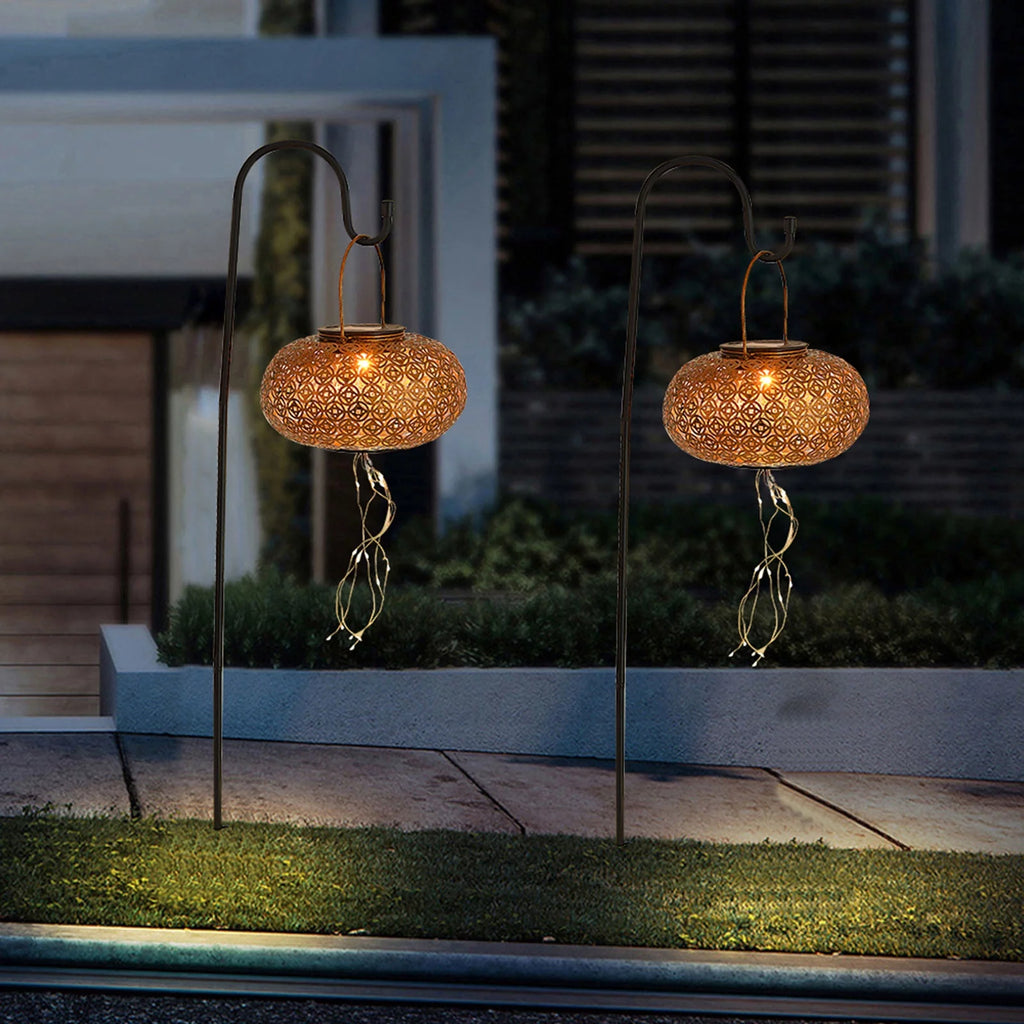 Solar Powered Chinese Lantern String Lamp A306
