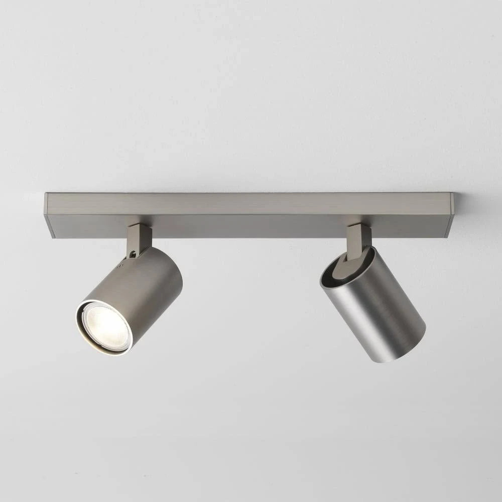 Twin Ceiling Spots Matt Nickel T8580