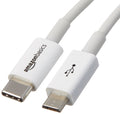 USB Type-C to Micro-B 2.0 Cable White M3248