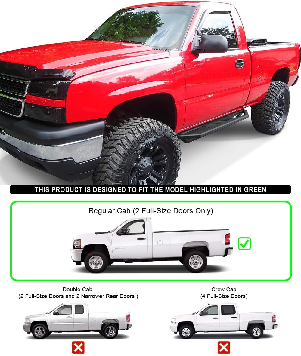 6.5in Aluminum Running Boards S14093