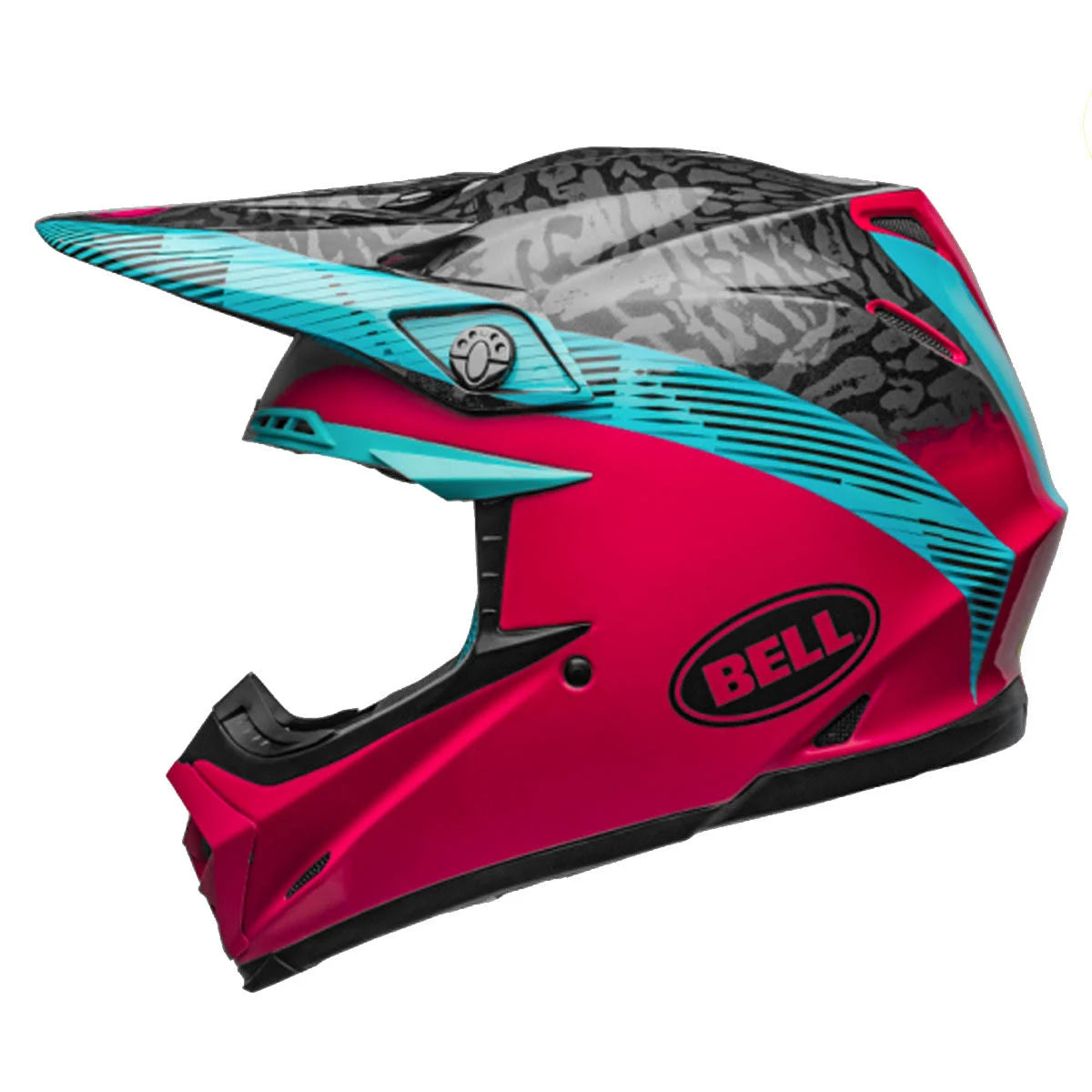 Moto 9 MIPS Helmet Black/Pink/Blue 2XL V379