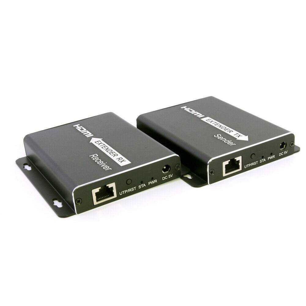 HDMI 1080p 120m Extender Over Ethernet LAN Cat5e Cat6 Network Cable J79467