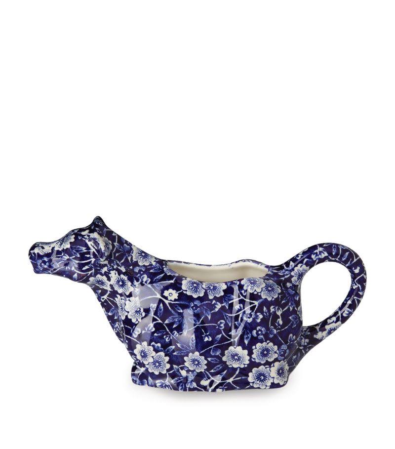 Blue Calico Cow Creamer F41111