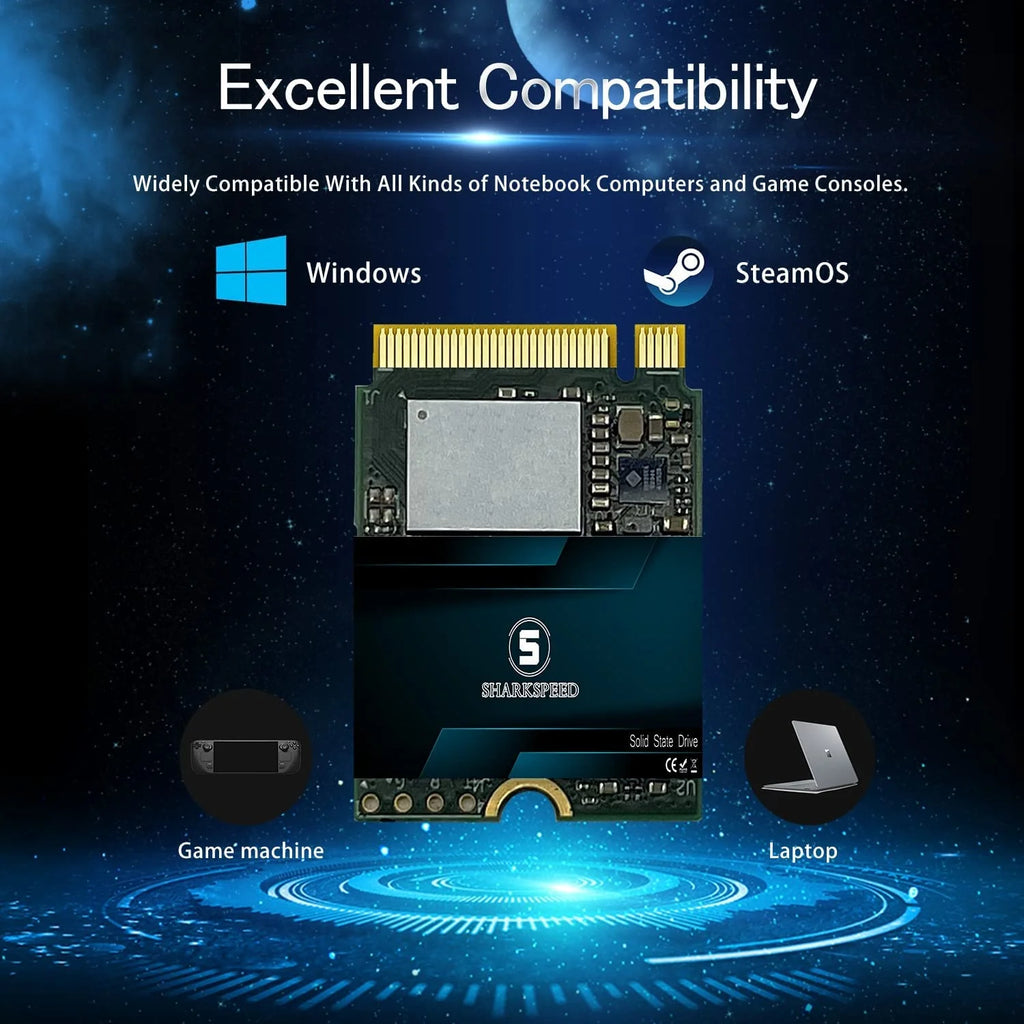512GB M.2 2230 NVMe PCIe Gen 3.0X4 Internal Solid State Drive G41625