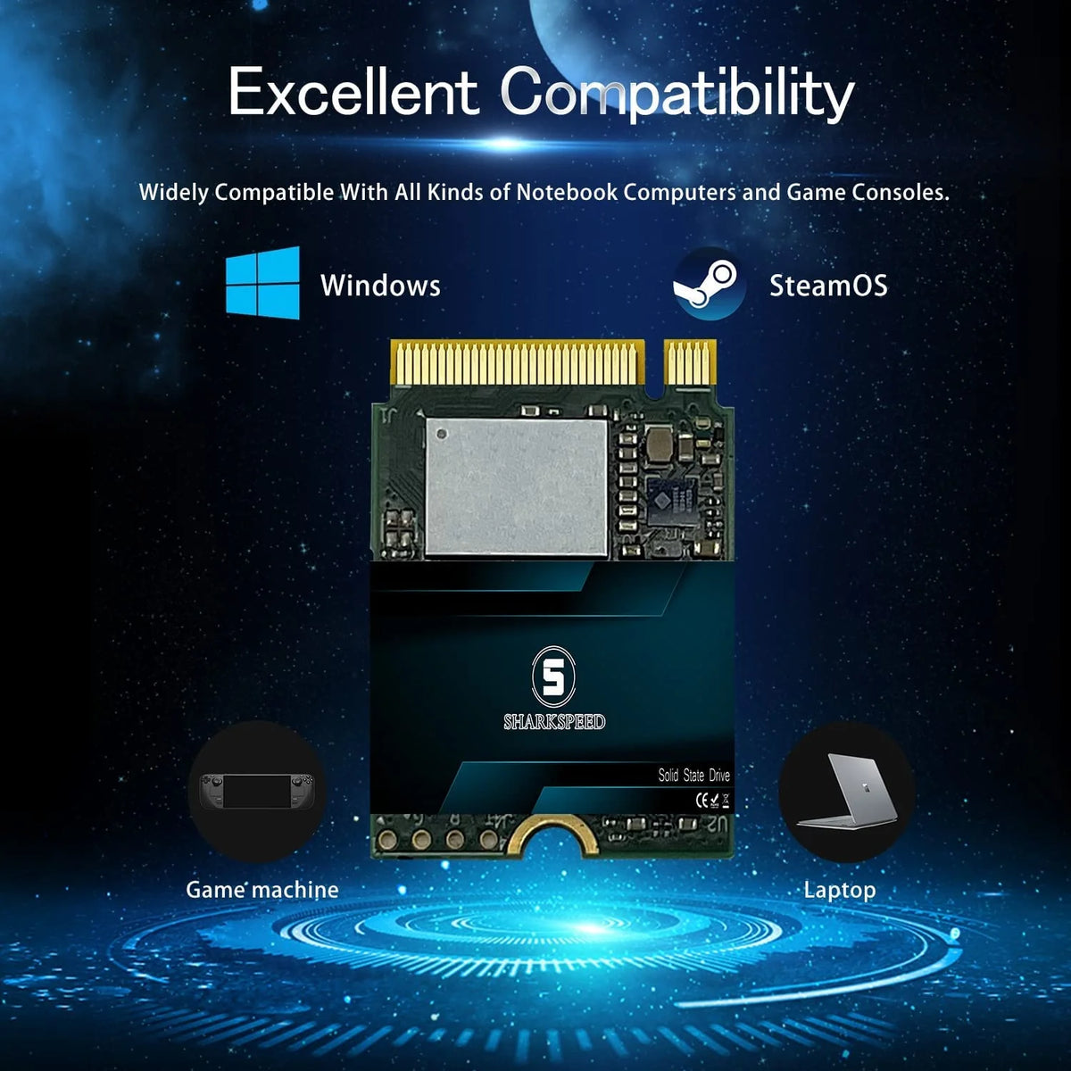 512GB M.2 2230 NVMe PCIe Gen 3.0X4 Internal Solid State Drive G41625