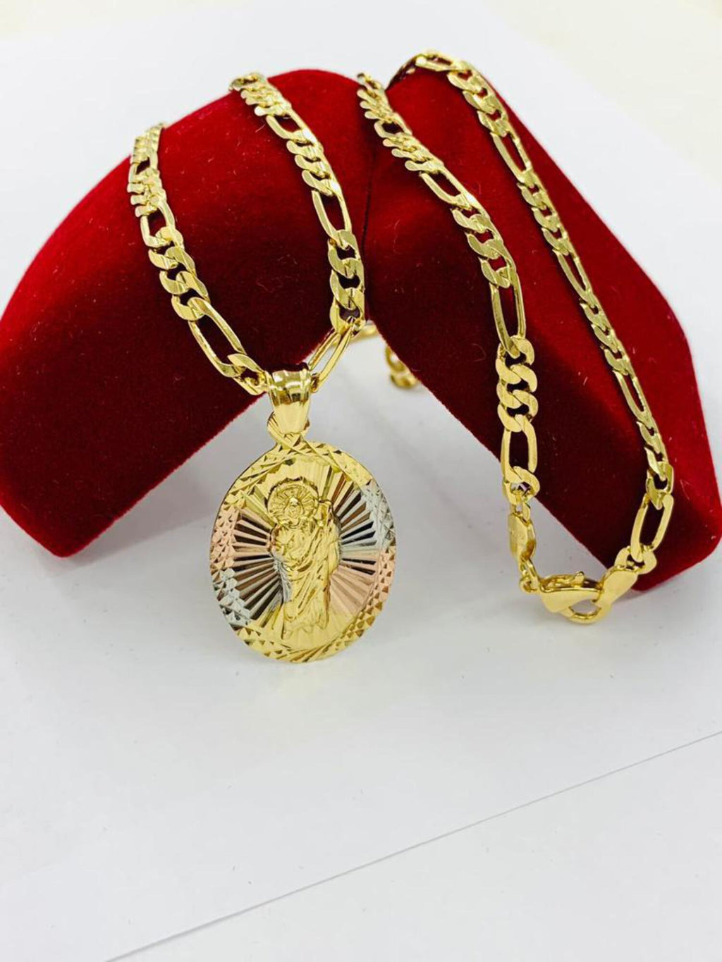20" Gold Filled Saint Jude Pendant Necklace Z862392