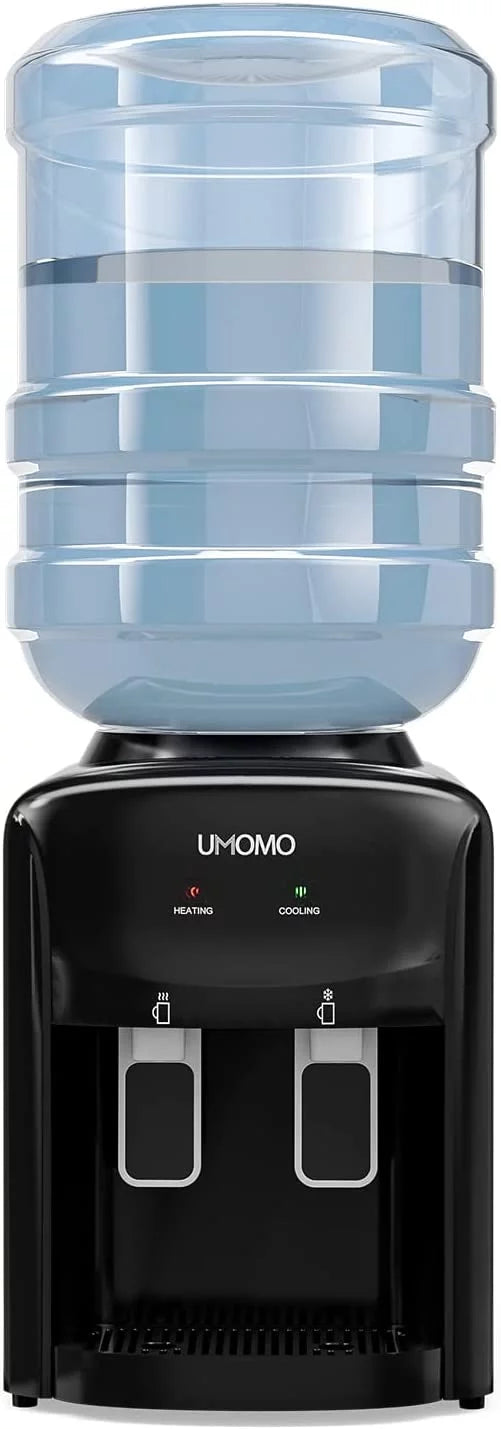Black Top Loading Water Cooler Dispenser, Hot & Cold Water L9230