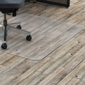 Hard Floor Rectangular Polycarbonate Chairmat I38536