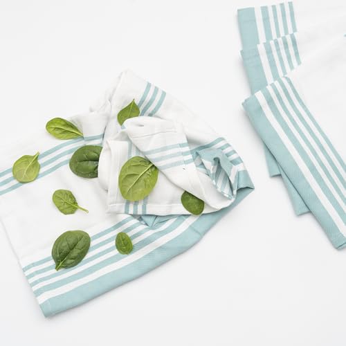 Black Striped 6 Pack 100% Cotton Kitchen Towels I927