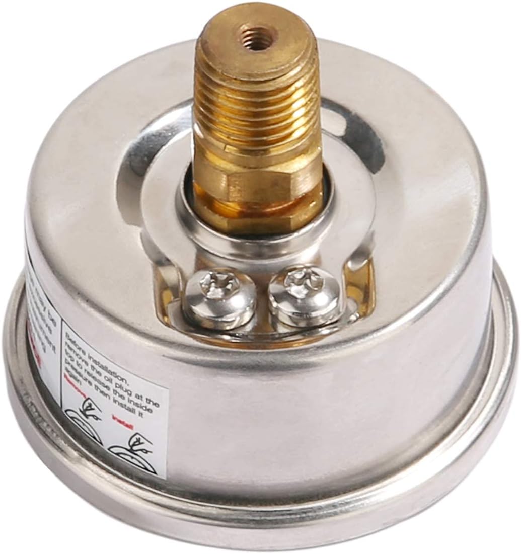 2 Dial Glycerine Filled Pool Filter Pressure Gauge C1675