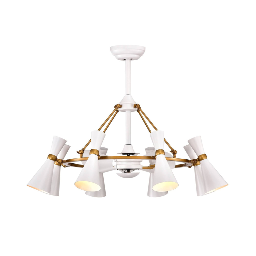 Matte White Gold 42 inch 3 Blade Q34381