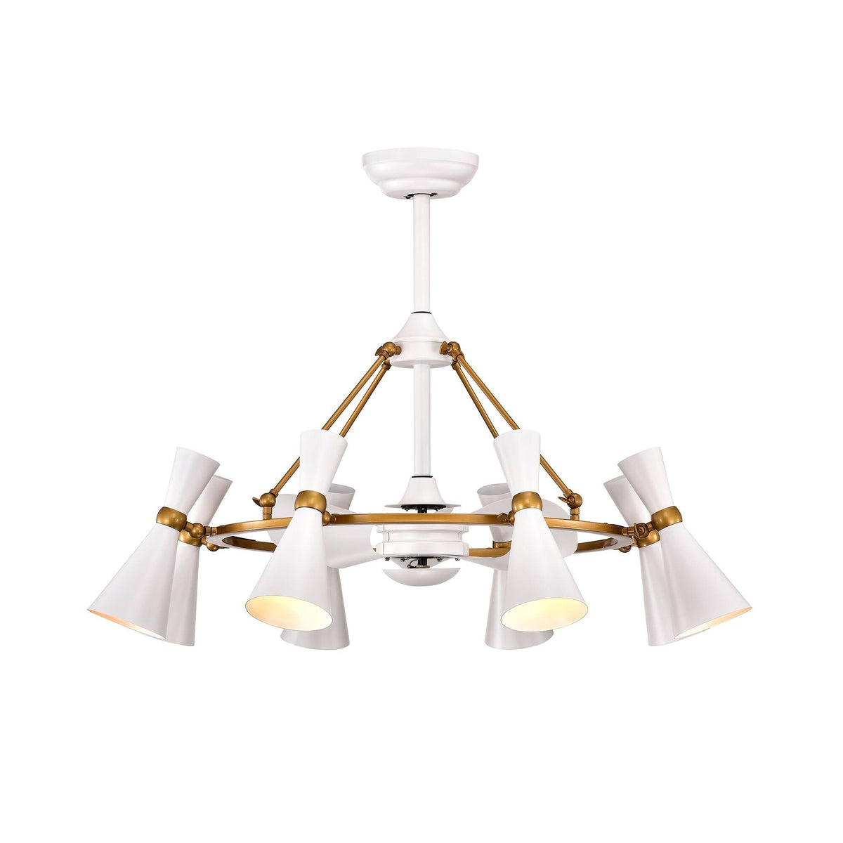 Matte White Gold 42 inch 3 Blade Q34381