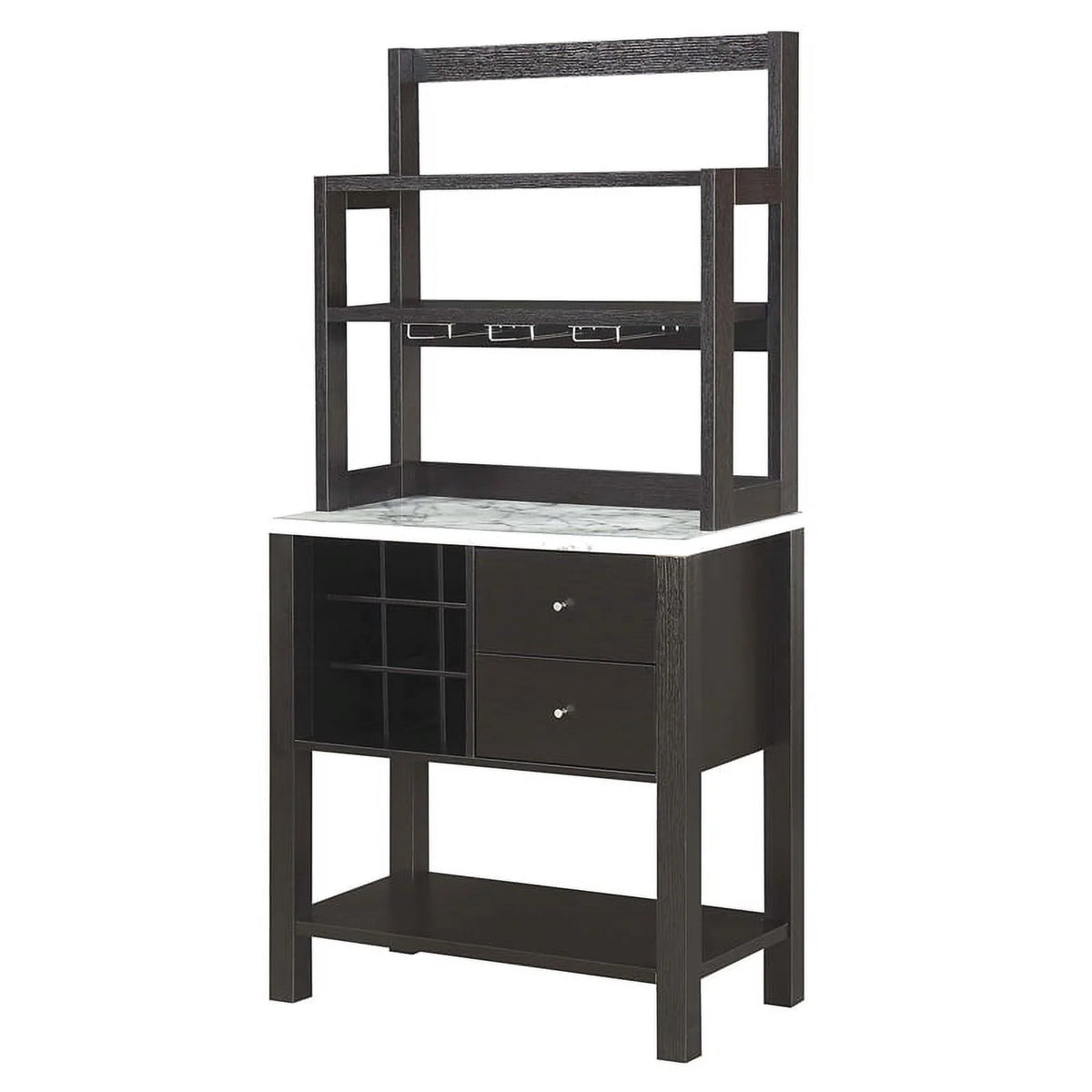 Espresso Wood Finish Serving Bar U702296