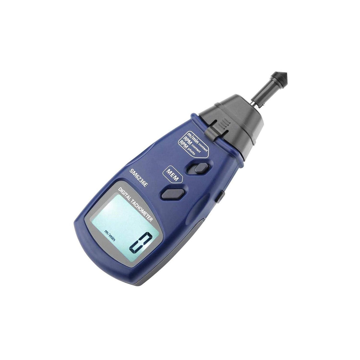 Digital Tachometer LCD Rotation Speed Meter Pack of 2 W3710