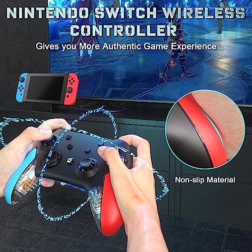 Wireless Pro Controller for Nintendo Switch 2/Switch/Lite/Switch OLED/PC with Wake-up, Turbo Vibration Z74115