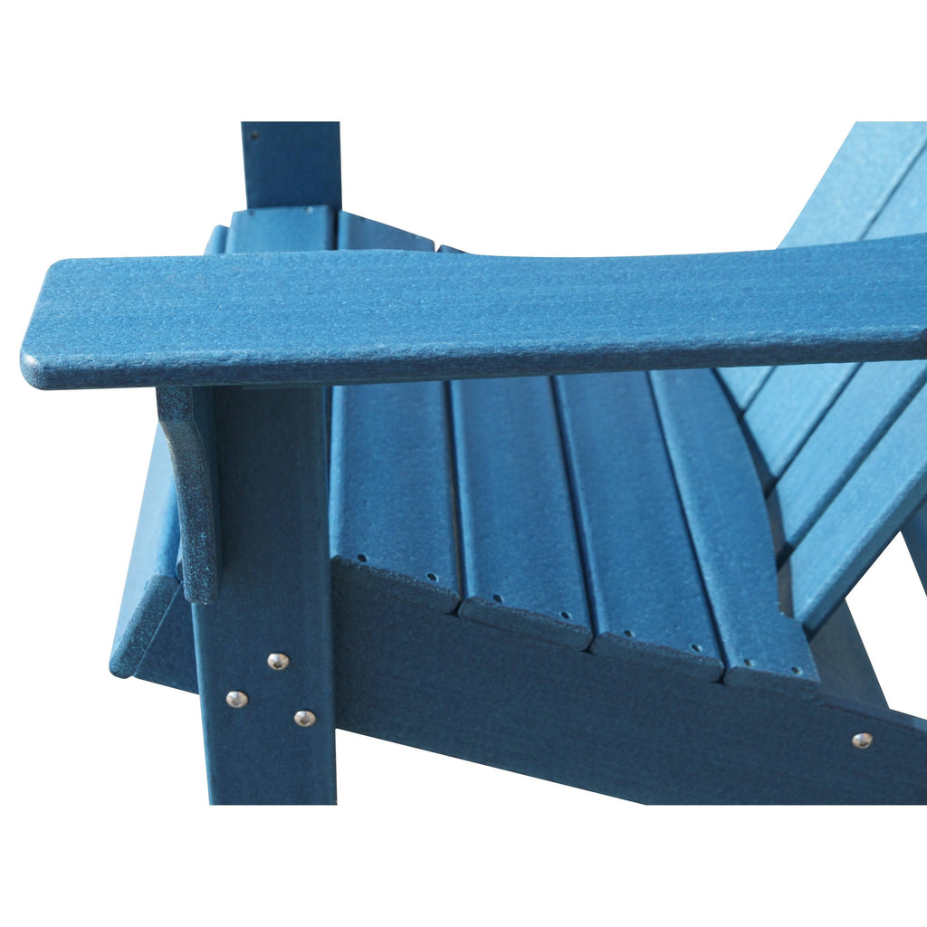 White Plastic Outdoor Adirondack Chair V979